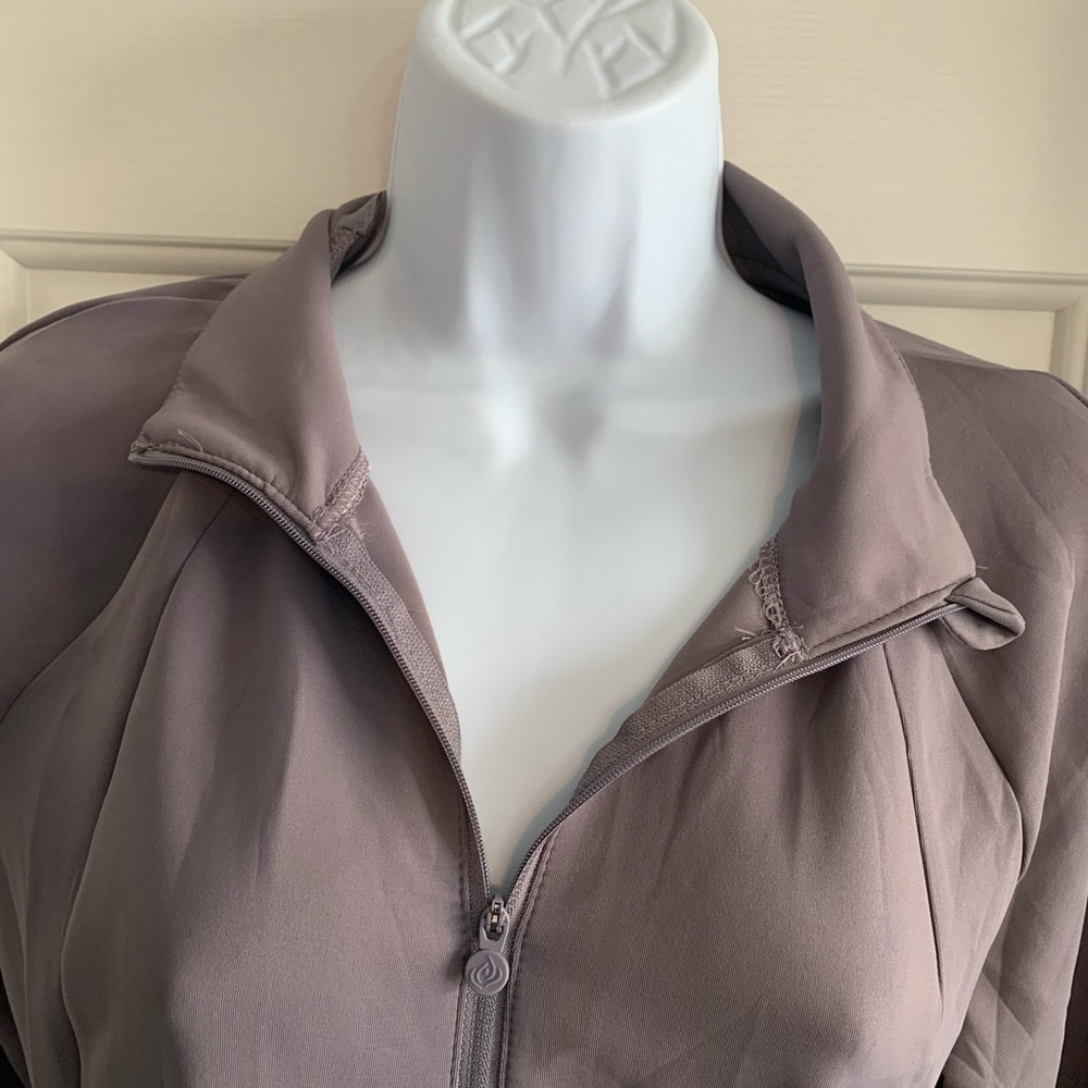Asana Yoga Jacket Track Athletic Slim Fit Lg $44 NEW Athleisure Gym Workout - Picture 5 of 12